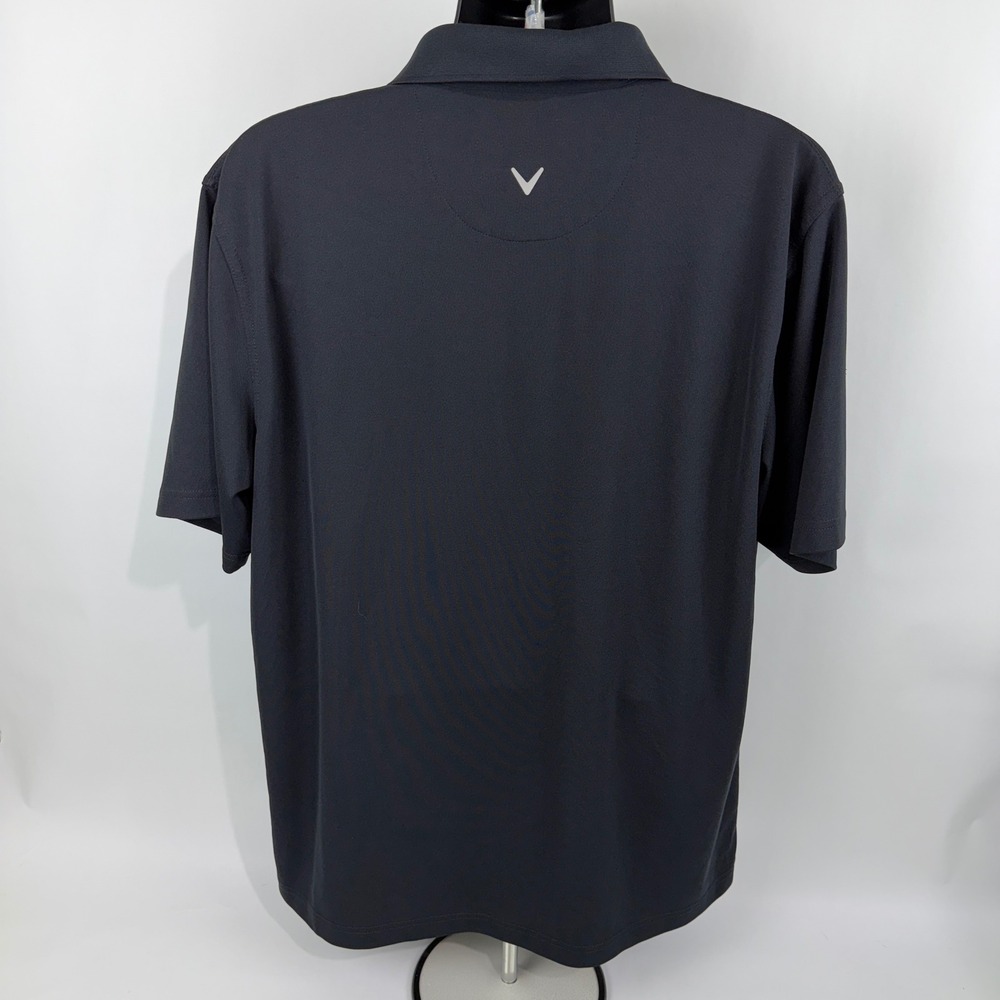 Callaway Mens XL Golf‎ Polo Shirt Black Red White Short Sleeve Performance - Picture 10 of 10